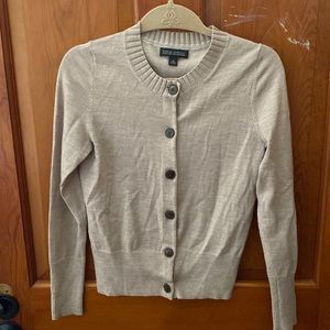 Banana Republic extra fine Italian merino cardigan size small